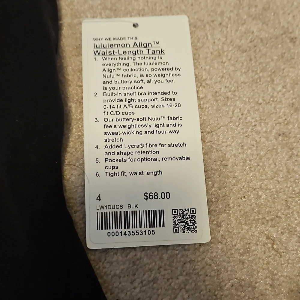 Lululemon Align Waist-Length Tank - Picture 2 of 3